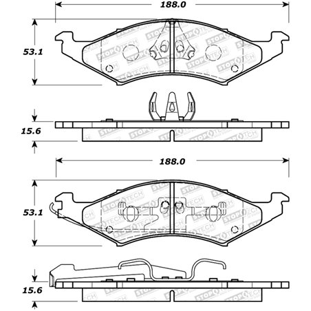 StopTech Street Brake Pads