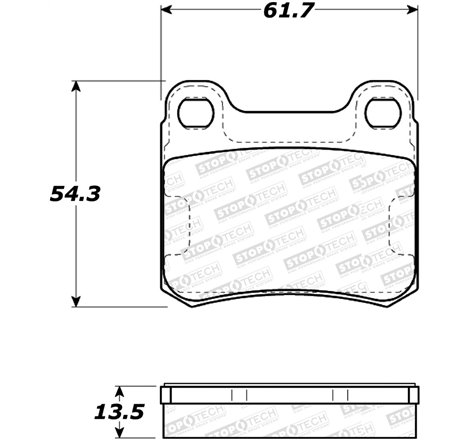 StopTech Street Brake Pads