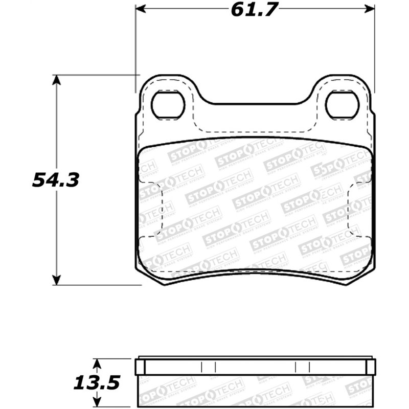 StopTech Street Brake Pads