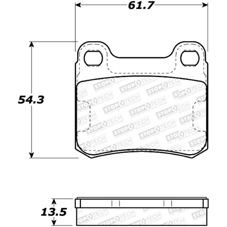 StopTech Street Brake Pads