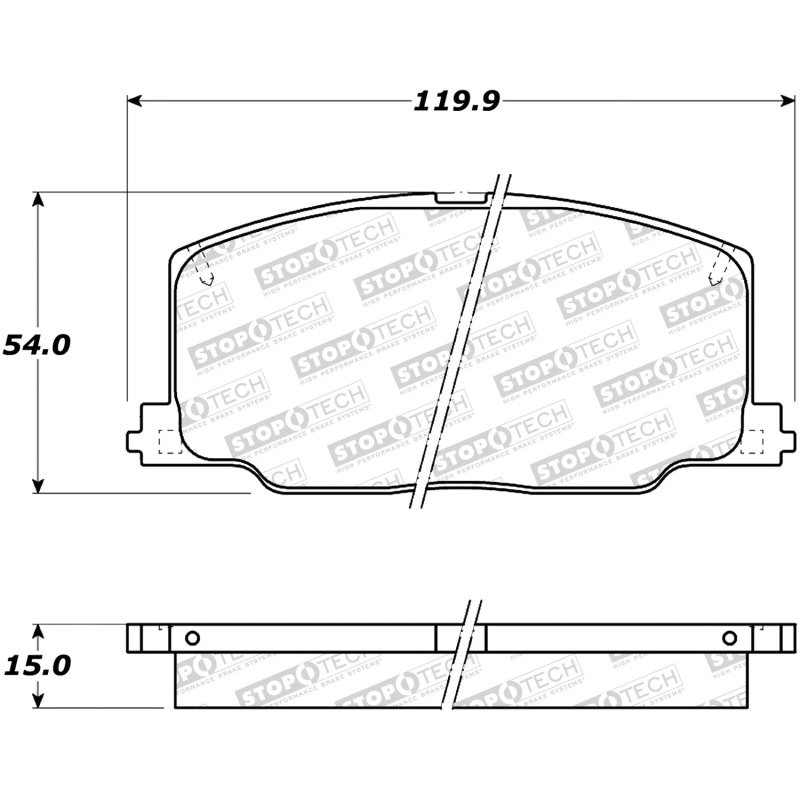 StopTech Street Brake Pads