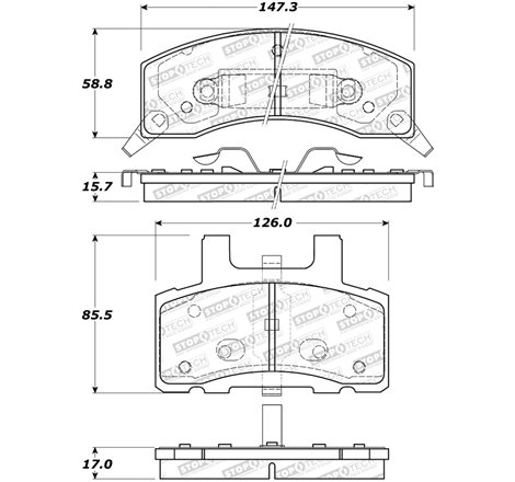 StopTech Street Brake Pads