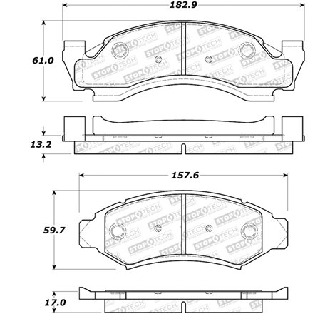 StopTech Street Brake Pads