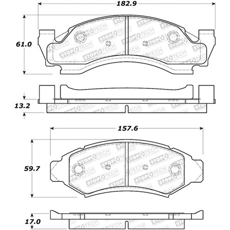 StopTech Street Brake Pads