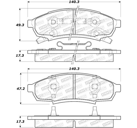 StopTech Street Brake Pads