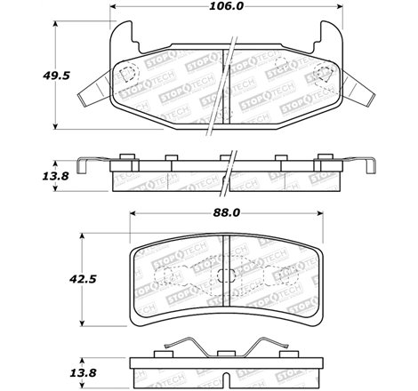 StopTech Street Brake Pads