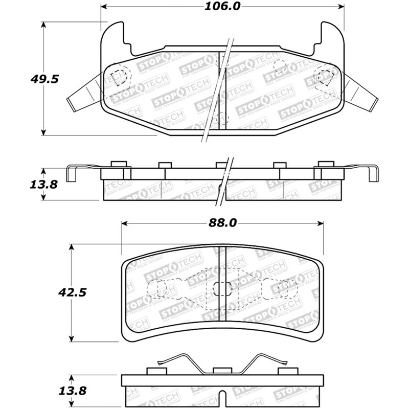 StopTech Street Brake Pads