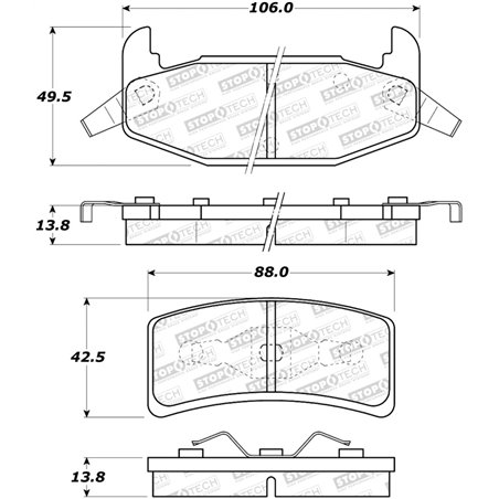 StopTech Street Brake Pads