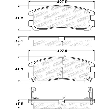 StopTech Street Brake Pads