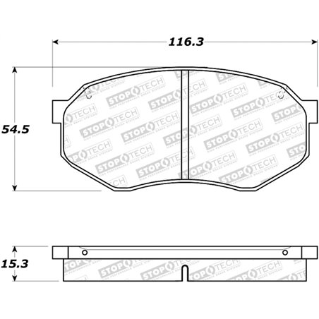 StopTech Street Brake Pads