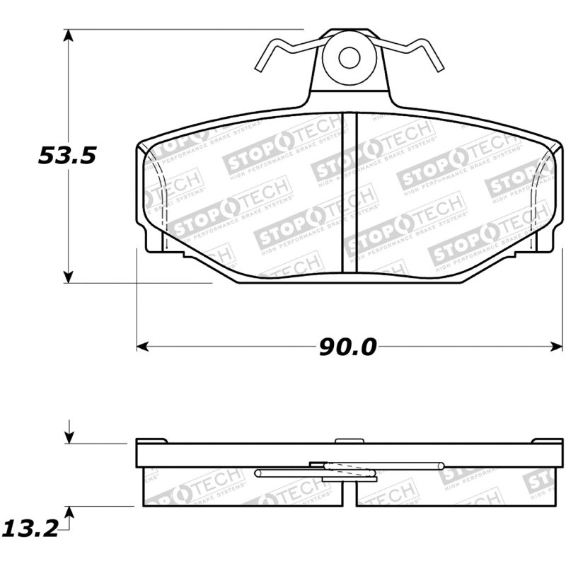 StopTech Street Brake Pads