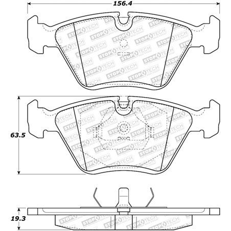 StopTech Street Brake Pads