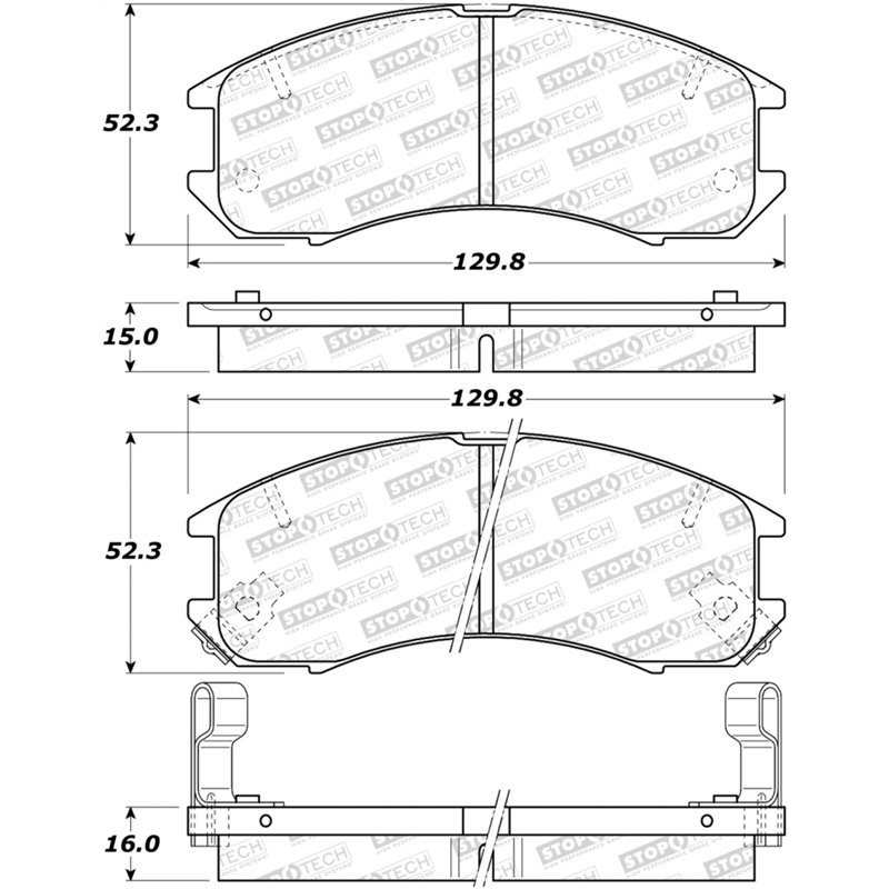 StopTech Street Brake Pads