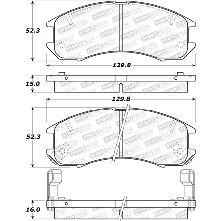 StopTech Street Brake Pads