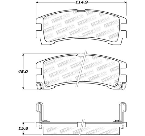 StopTech Street Brake Pads