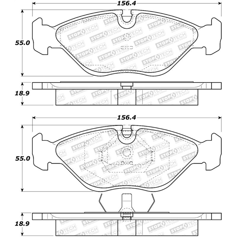 StopTech Street Brake Pads