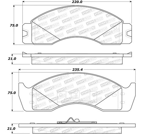 StopTech Street Brake Pads