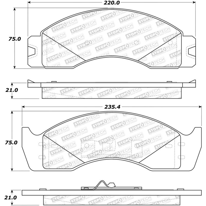 StopTech Street Brake Pads