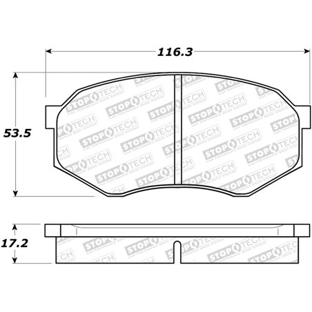 StopTech Street Brake Pads