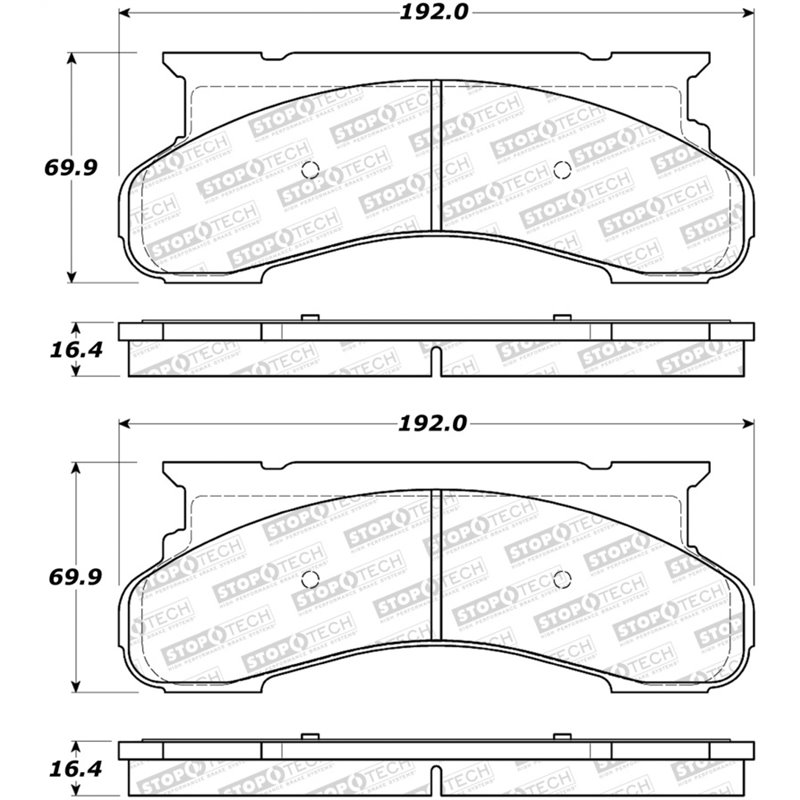 StopTech Street Brake Pads