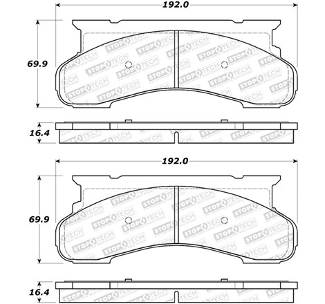 StopTech Street Brake Pads