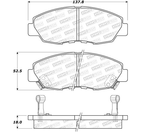 StopTech Street Brake Pads