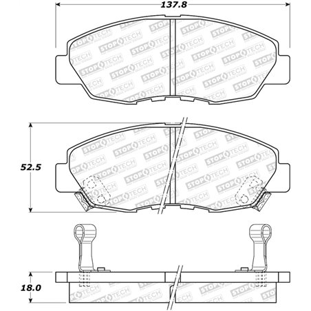 StopTech Street Brake Pads