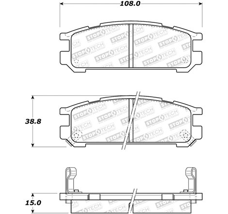 StopTech Street Brake Pads