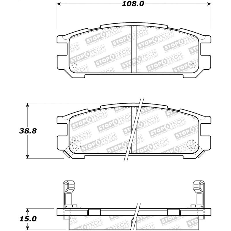 StopTech Street Brake Pads