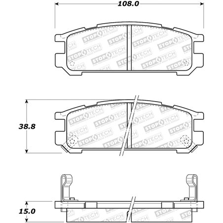 StopTech Street Brake Pads