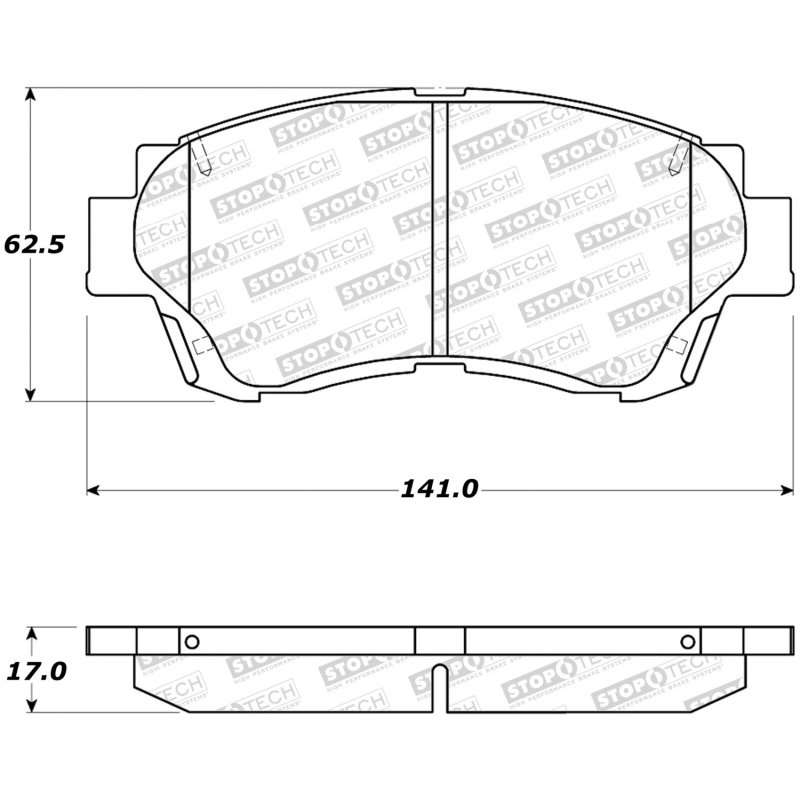 StopTech Street Brake Pads