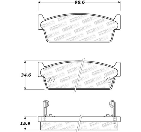 StopTech Street Brake Pads