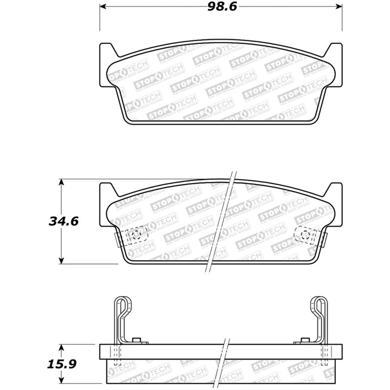 StopTech Street Brake Pads