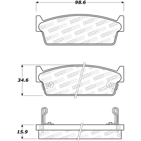 StopTech Street Brake Pads