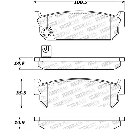 StopTech Street Brake Pads