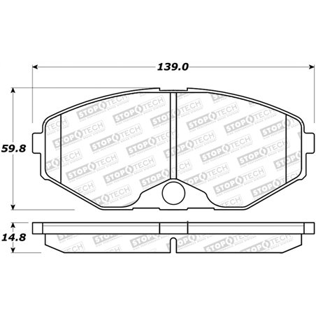 StopTech Street Brake Pads