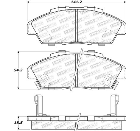 StopTech Street Brake Pads