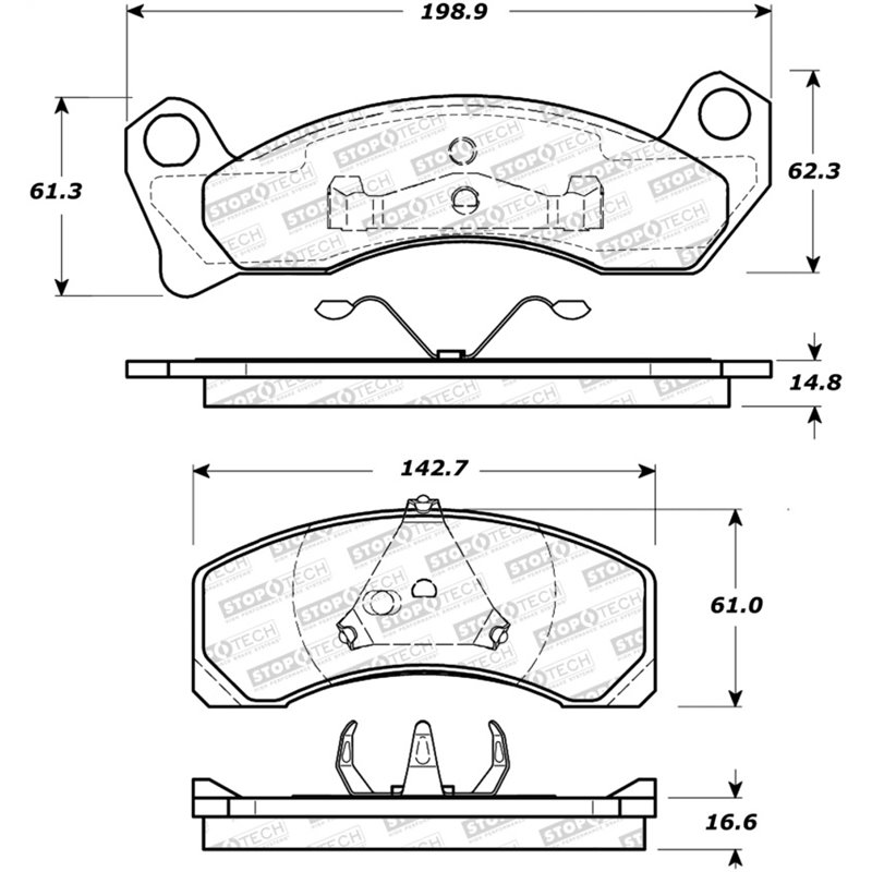 StopTech Street Brake Pads