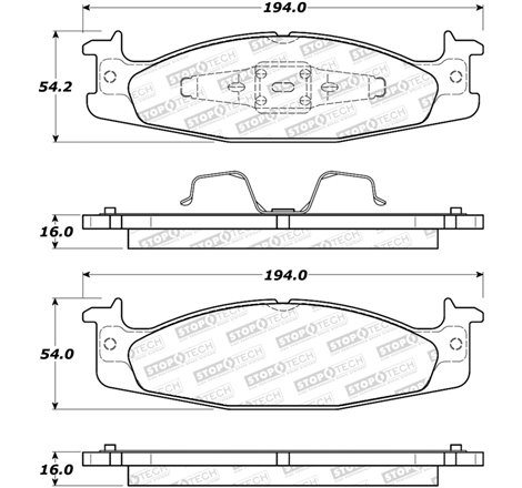 StopTech Street Brake Pads