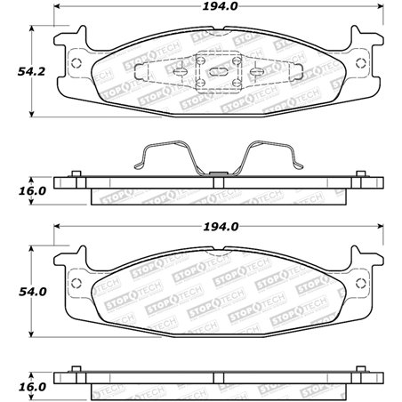 StopTech Street Brake Pads