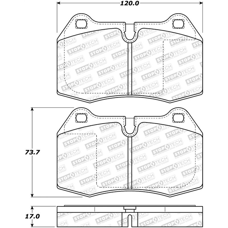 StopTech Street Brake Pads