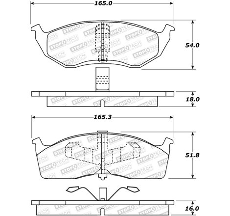 StopTech Street Brake Pads