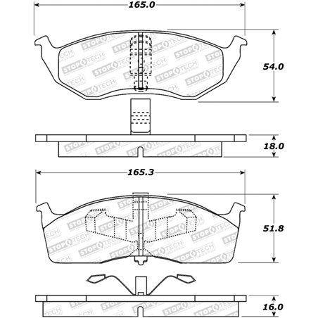 StopTech Street Brake Pads