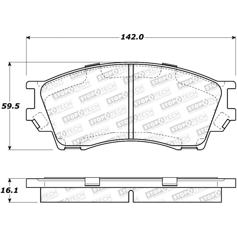 StopTech Street Brake Pads