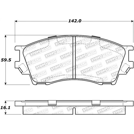 StopTech Street Brake Pads