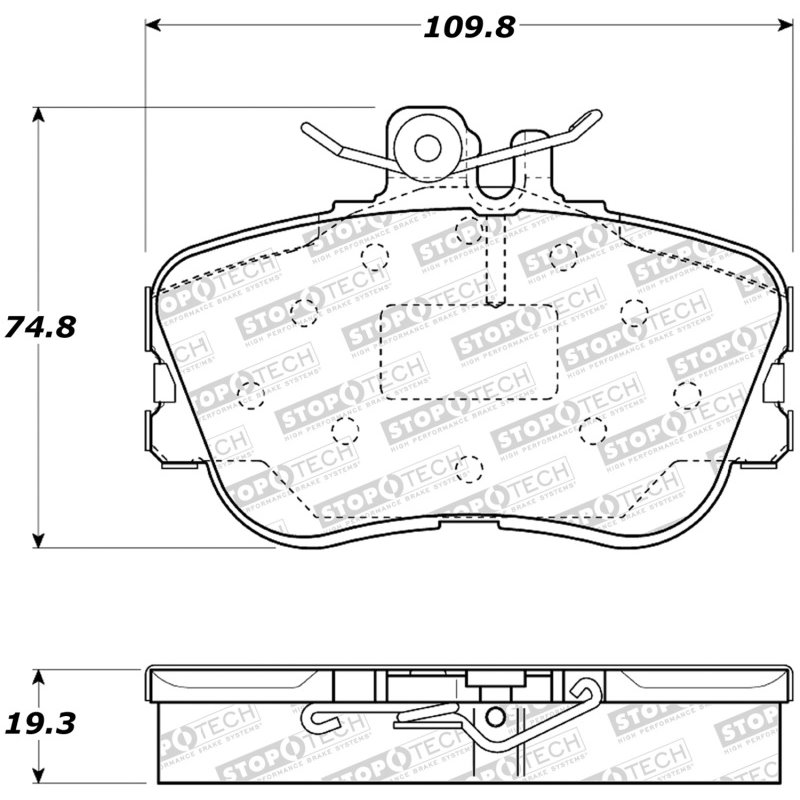 StopTech Street Brake Pads