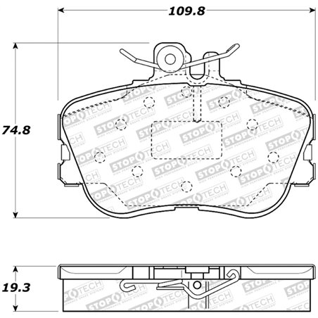 StopTech Street Brake Pads