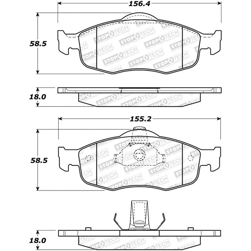 StopTech Street Brake Pads