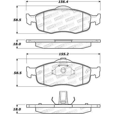 StopTech Street Brake Pads