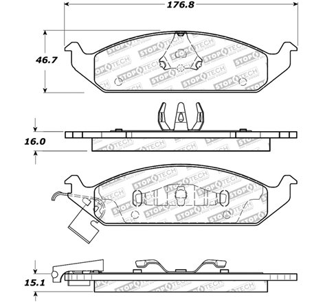 StopTech Street Brake Pads